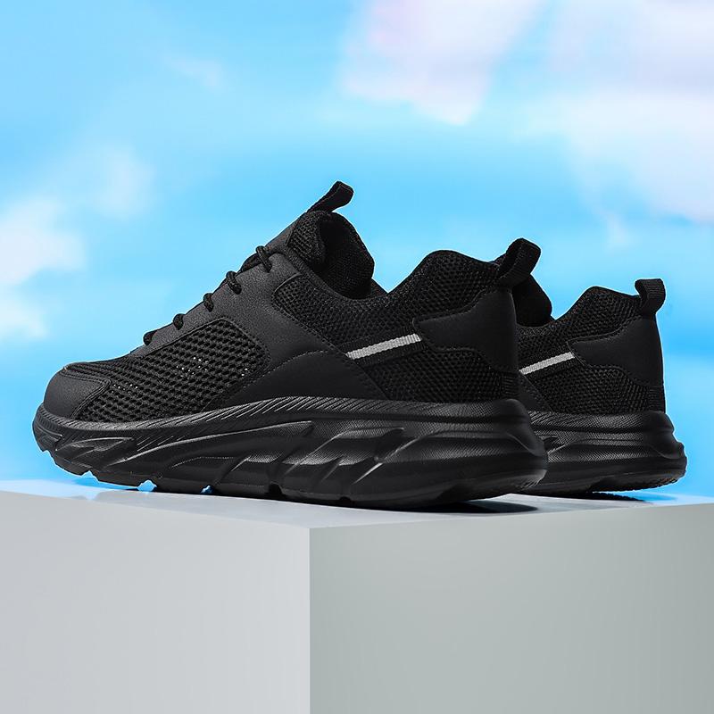 Fashion Men's Running Shoes Lightweight Summer Breathable Sports Sneakers Mesh Rubber Sole Non Slip Walking Shoes for Man Size 48