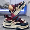Fashion Platform Vulcanized Sneakers Men Korean Casual Shoes For Men Street Style Chunky Social Men's Sneakers Shoes Male Punk