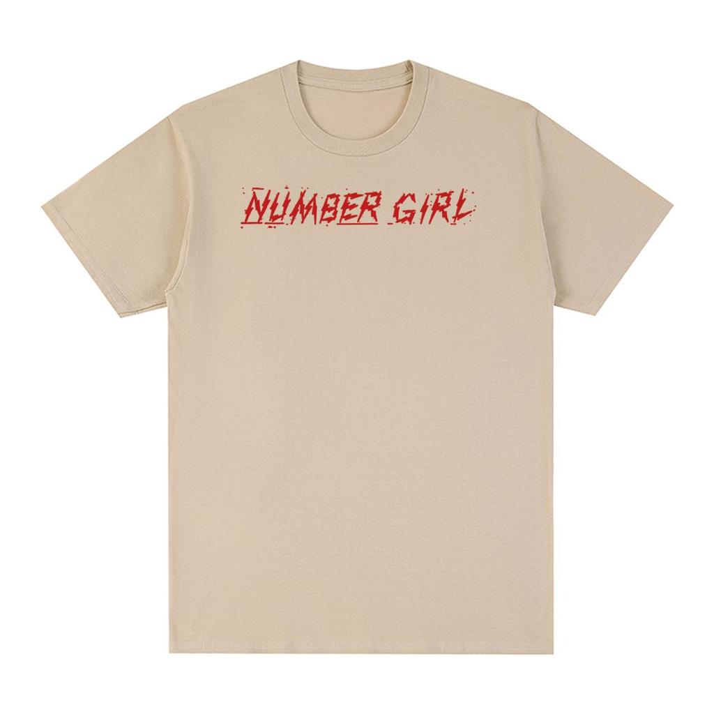 NUMBER GIRL Vintage T-shirt Alternative rock japanese band Cotton Men T shirt New Tee Tshirt Womens Tops