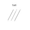 Kit de Couture Cuir DIY Alêne à Coudre Cuir Aiguille avec Manche en Cuivre Set Outil de Réparation Cuir Toile Tente Chaussures avec Fil de Nylon