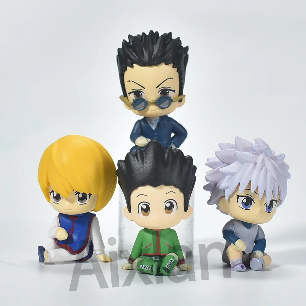

4PCS Aixlan Figure Version Action Amine Christmas Gift Collectible Figurine GON FREECSS SET Q HUNTER X PVC Articulated Scale Detailed Movable 2