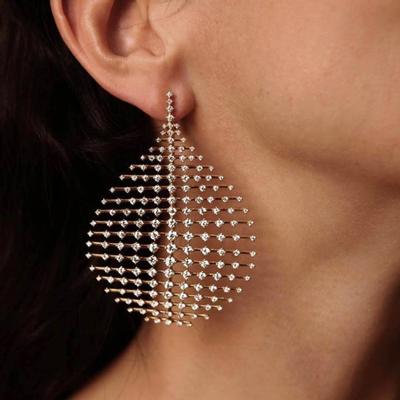 Piercing-Ohrring für Damen, Schmuck, goldene Farbe, einzeln