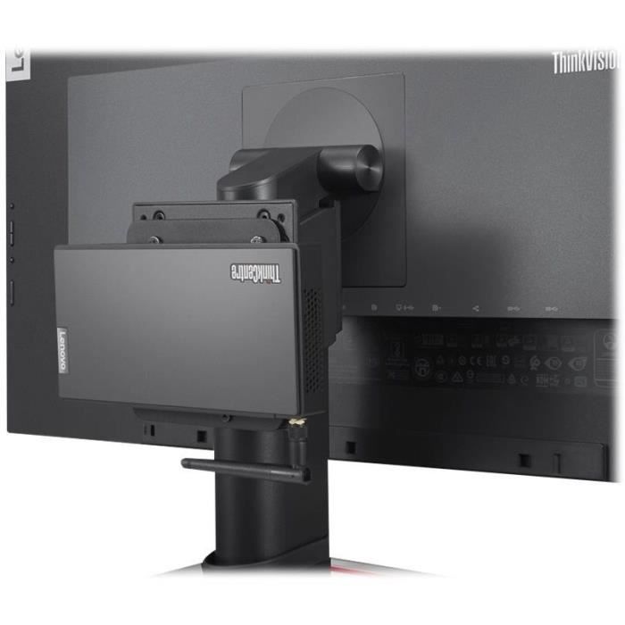 LENOVO Tiny/Nano Monitor Clamp II - Support De Fixation Client Léger-écran - Noir - Pour ThinkCentre