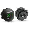 Plastic DC 12V-24V Panel Motorcycle Battery Gauge Car Voltmeter Voltage Meter
