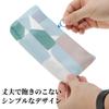GLIDESMOOTH Bleistift Bleistift Stift Schreibwaren Aufbewahrung Büro 1 Quadratisches Etui, Etui, Tasche, Schlank, Niedlich, Leicht, Tasche, Zubehör, Stück,