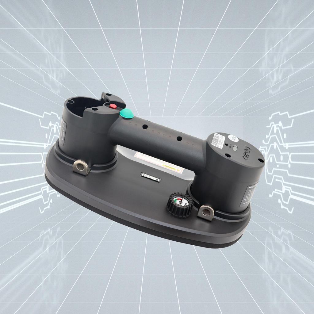 GRABO Electric Handheld Vacuum Suction Cup for Glass, Tile & Countertops