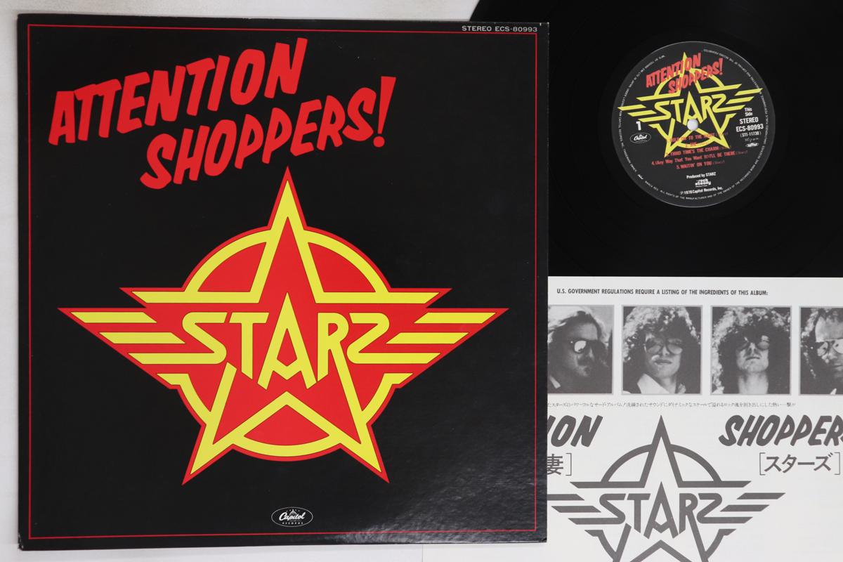 

LP Record STARZ - Attention Shoppers! ECS80993 CAPITOL 1978 Japan Rock Used