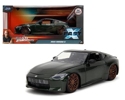 JADA TOYS Fast Furious Nissan Z 2023 Green X Nissan Mini Car 34791 1/24 & F&F [Item]