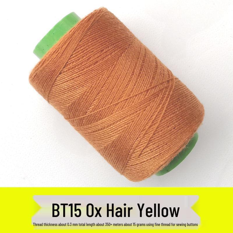 Pagoda Sewing Thread Set: Camel, Light Beige, Dark Gray, Black Coffee Small Rolls for Hand and Machine Mending.