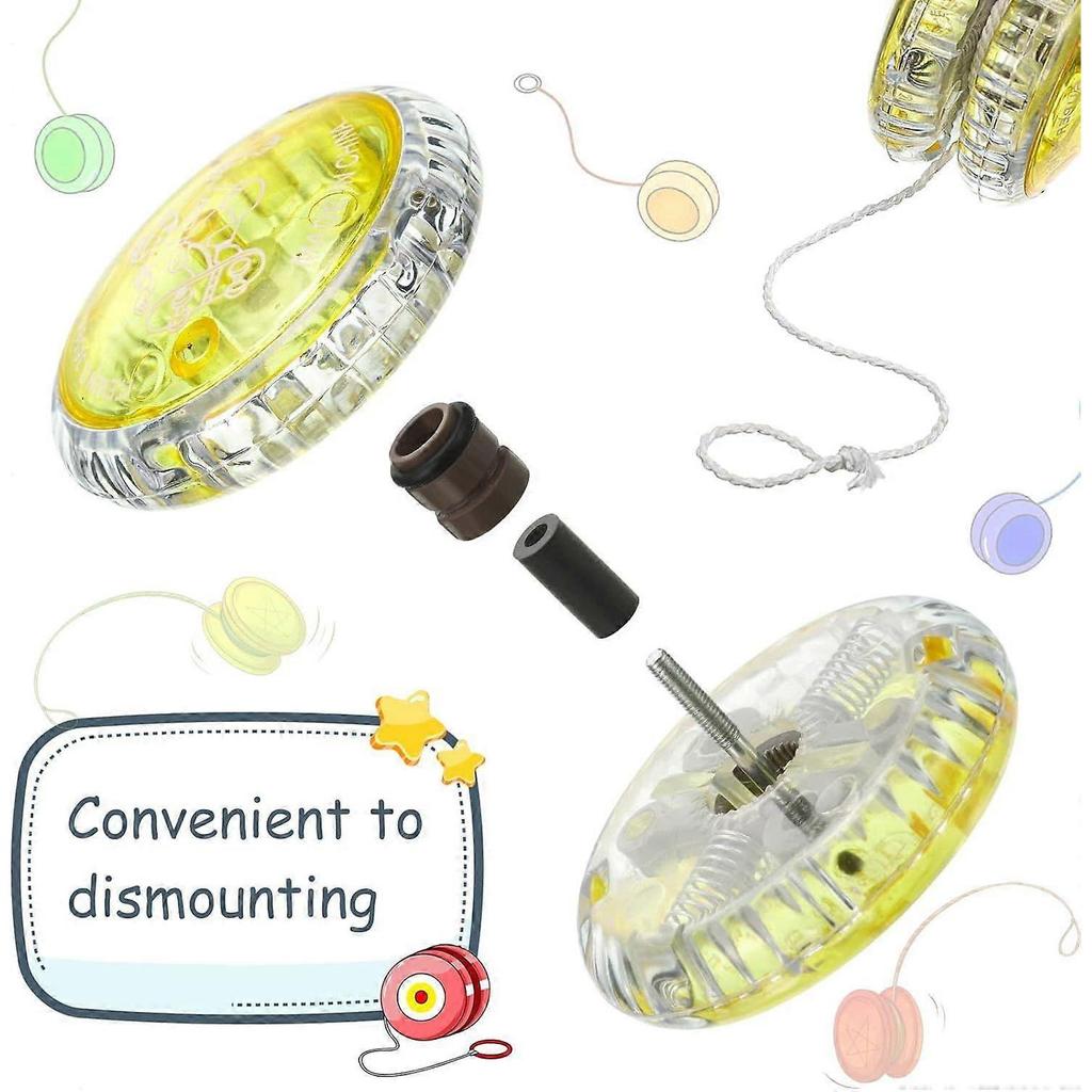6 Stück LED-Licht Anfänger Seil Trick Ball Kunststoff Empfindlicher Ball Reaktiver Ball
