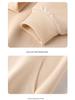 2025 Autumn/Winter Retro Hooded Oversized Fleece Sweatshirt