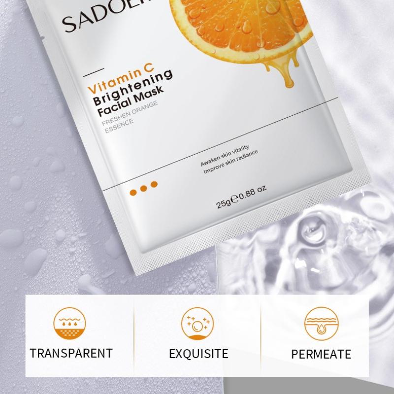 1/3 pièces Masque Vitamine C 25g SADOER Hydratant Hydratant Masque VC Hydratant En Direct