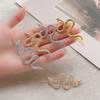 2PCS Metal Snake Hair Pin Women's Bangs Duckbill Clip Alloy Barrette Fashion Hair Clip Hairpin Hair Accessories For Women Gift