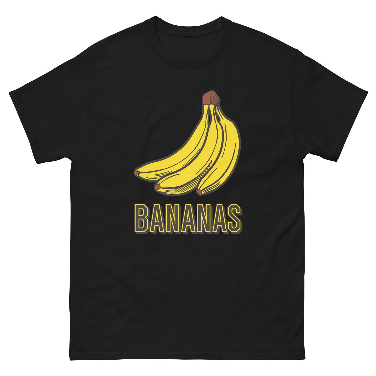 Bananas Lover Food Image Cartoon Funny T-Shirt Shirt S