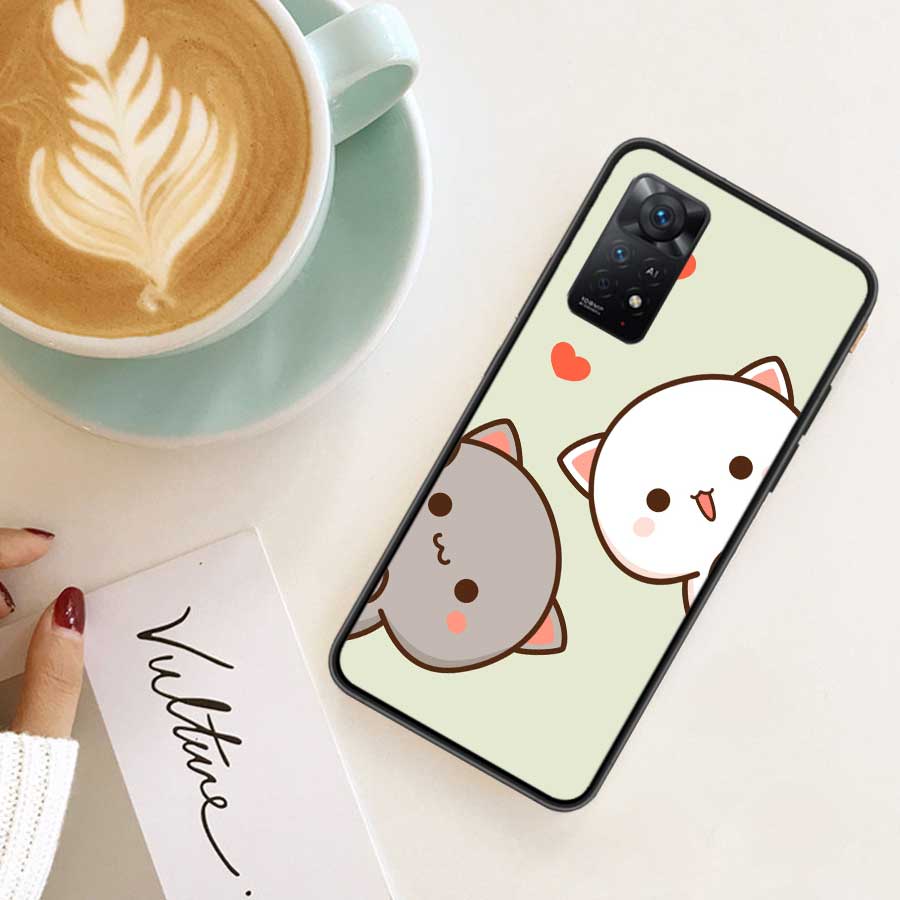 

Чехол для телефона с милым персиковым котом для Redmi Note 13 Pro 5G Plus 12 12C 10 10A 10C 9 9A 9C 9T 8 8A K60 K70 Pro Xiaomi чехол 7 7A 6 6A She Redmi Note 13 5G