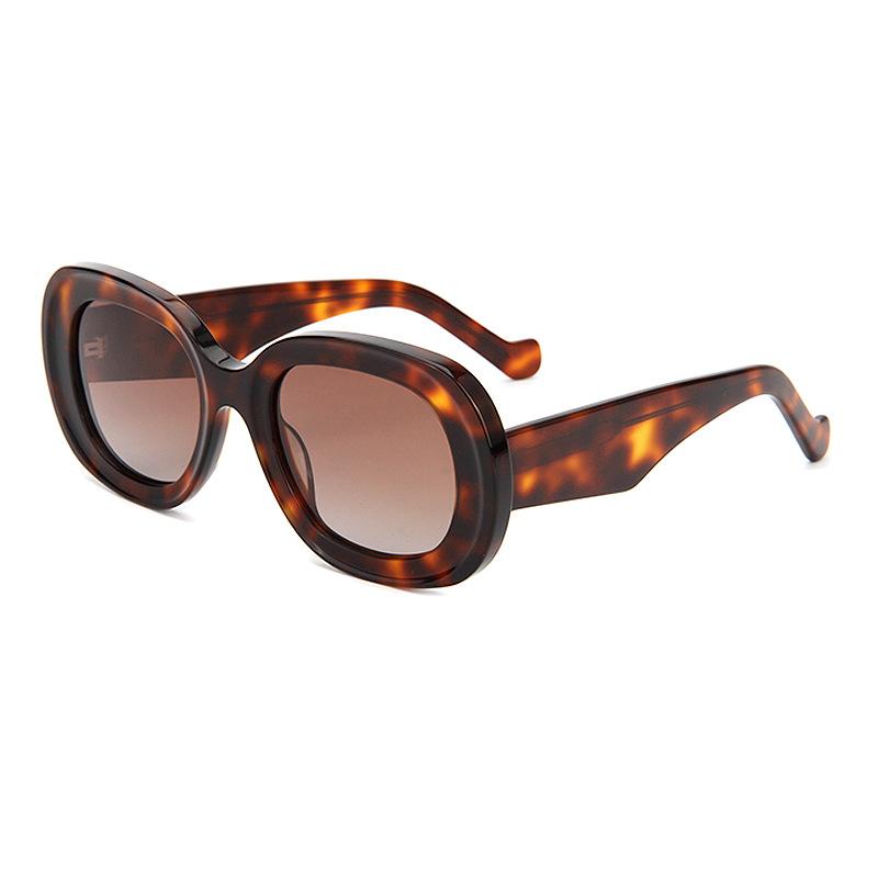 

New Large Frame Acetate Man Polarized Sunglasses Luxury Brand Women Sun Glasses Driving Fishing Eyewear UV400 Logo as picture