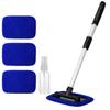 Car Windshield Cleaning Brush With Extendable Handle And Microfiber Cloth For Streakfree Glass Cleaning