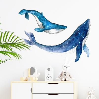 Starry Sky Starry Sky Whale Sticker PVC Marine Animals Decal Whale Wall Stickers Home Decor