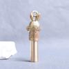 Rabbit Head Brass Whistle Keychain - Zodiac Outdoor Survival Pendant