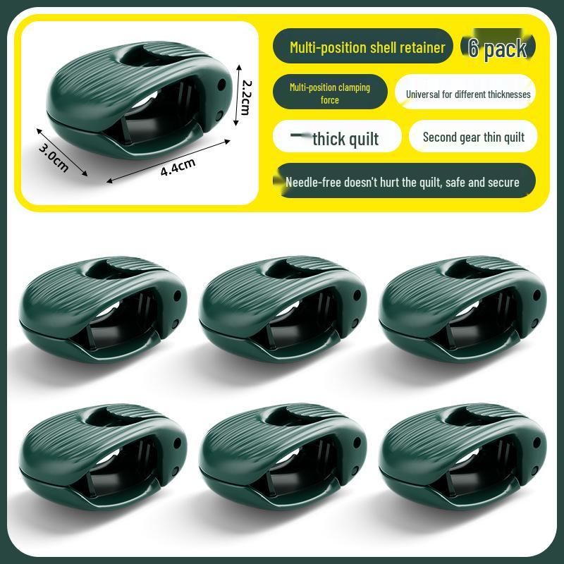 Verbesserte rutschfeste Bettlakenbefestiger Quiltbezug-Set mit nähfreien Schnallen