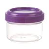 4Pcs Transparent Mini Plastic Sauce Bottle 35ML Reusable Seasoning Box Seasoning Jar For Student Office Workers Kitchen Tool