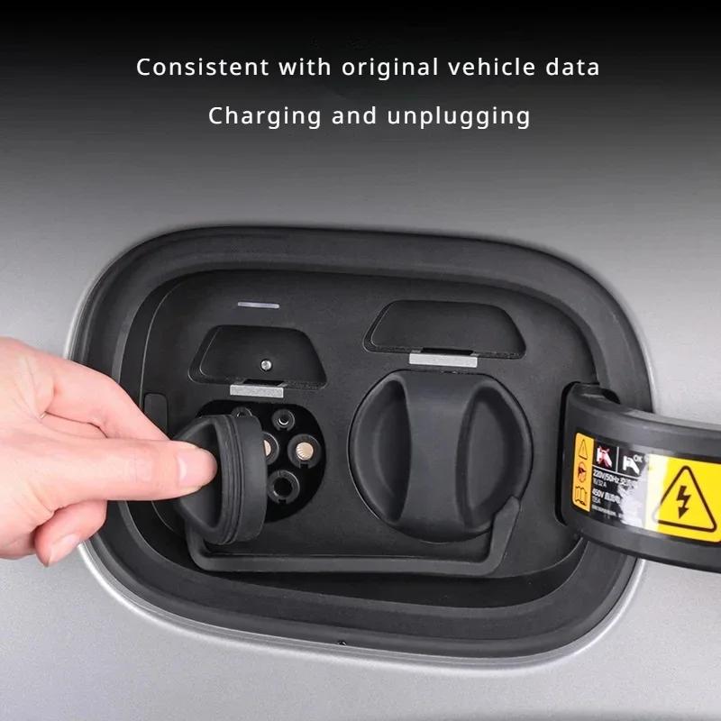 For Li Lixiang L6 L7 L8 L9 Mega I6 I8 Car Charging Port Protection Cover Ideal Car Charging Waterproof Anti-dust Rubber Cover