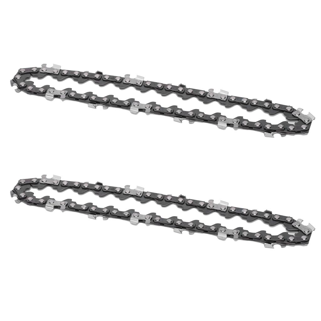 2 Stück Kettensägenkette Ersatz Hochgeschwindigkeitsstahl für 4 Zoll Akku-Elektrokettensäge