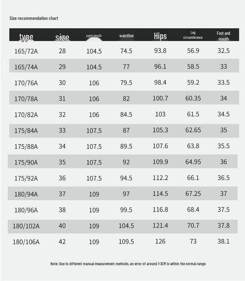 Men's Thickened Straight-Leg Casual Pants FXL8K002-S3