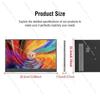 15.6-Inch Portable IPS Monitor,Full HD Laptop Expansion Screen,USB-C External Display for Work,Gaming,and Travel