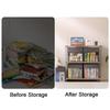 Non-woven Fabric Comic Book Bag Visible Toy Organizer Miscellaneous Storage Box  Living Room