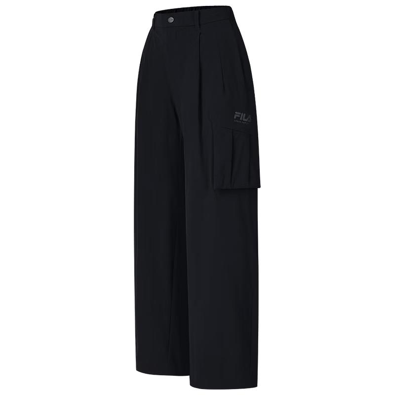 FILA Women s Loose Straight-Leg Cargo Pants L