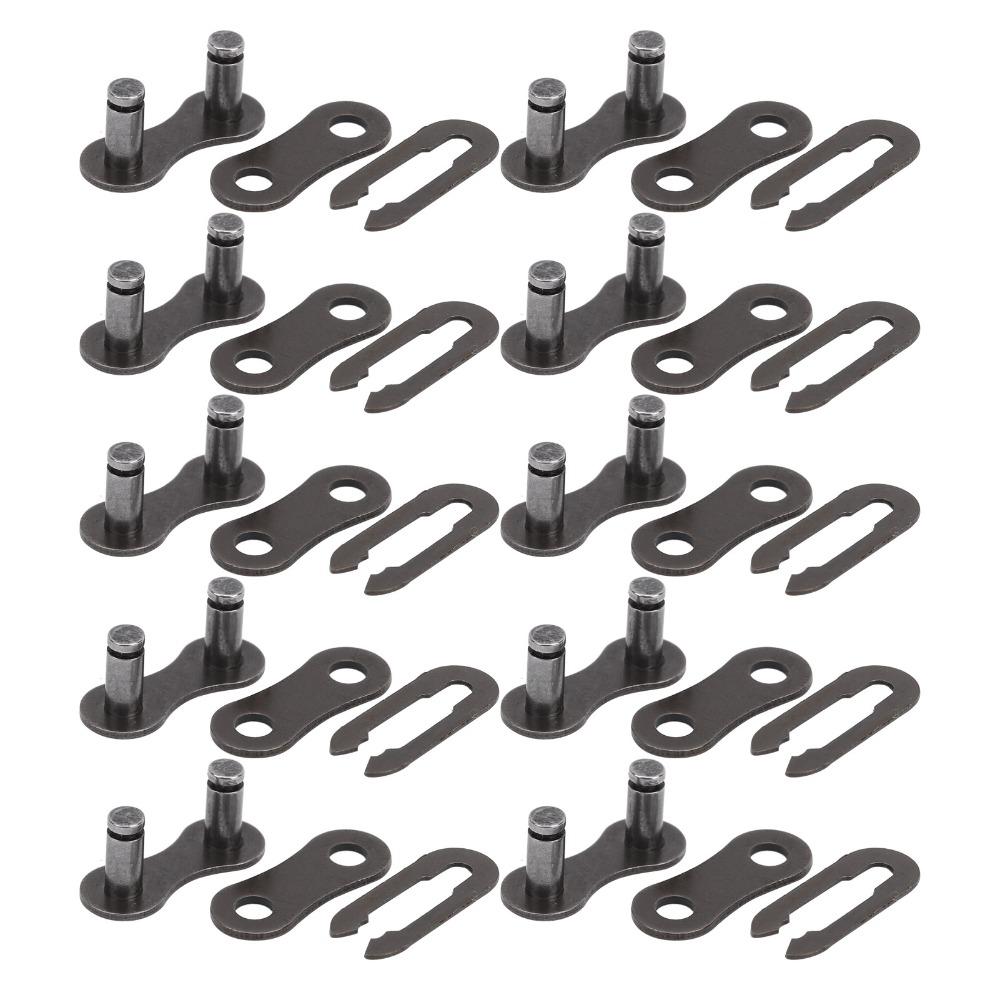 10 Pcs Quick Split 410 Chain Master Link Removable Chain Link Connector Dirt Bike Use