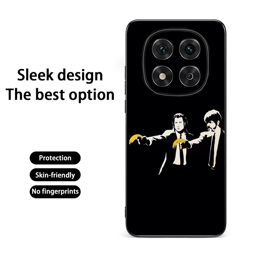 

Classic movies Pulp Fictions poster Phone Case For Redmi Note 14 13 12 11 Pro Plus S 5G 14C A3 Soft Black Phone Cover Redmi Note11Pro4G5G