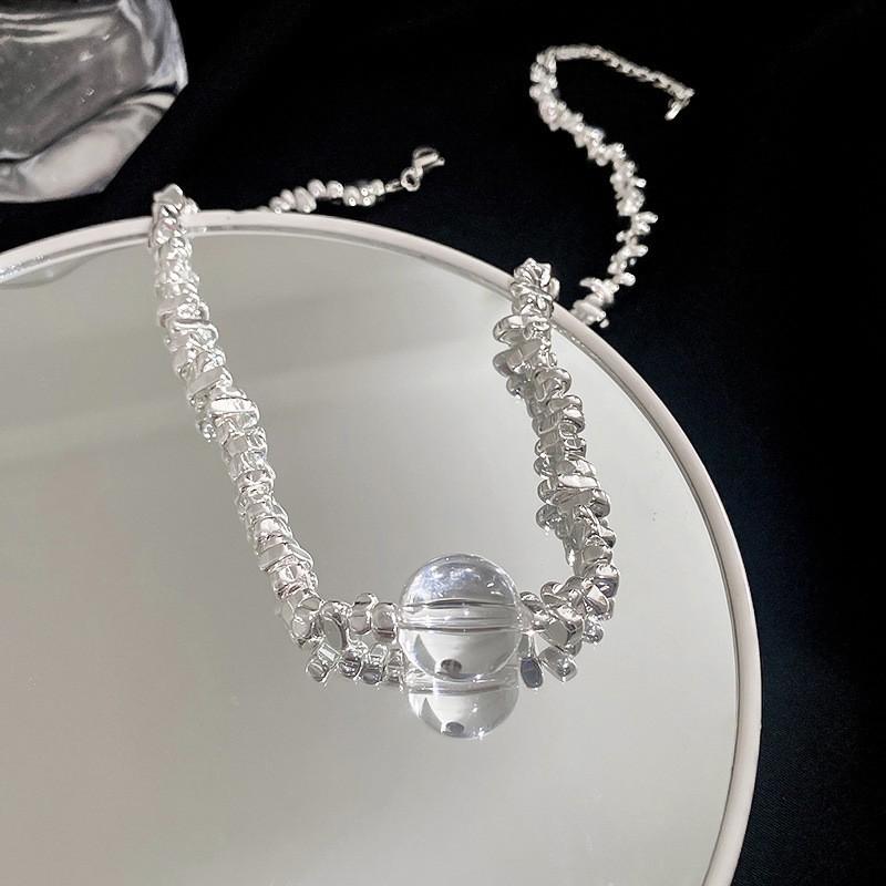 Жемчужное ожерелье-цепочка Темпераментная цепочка на ключицы Простое универсальное ожерелье