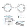 Flag Spinners Hardware Bearing System Aluminum Rings Stainless Steel Hook Fit 0.9-1.05 Inch Diameter Poles