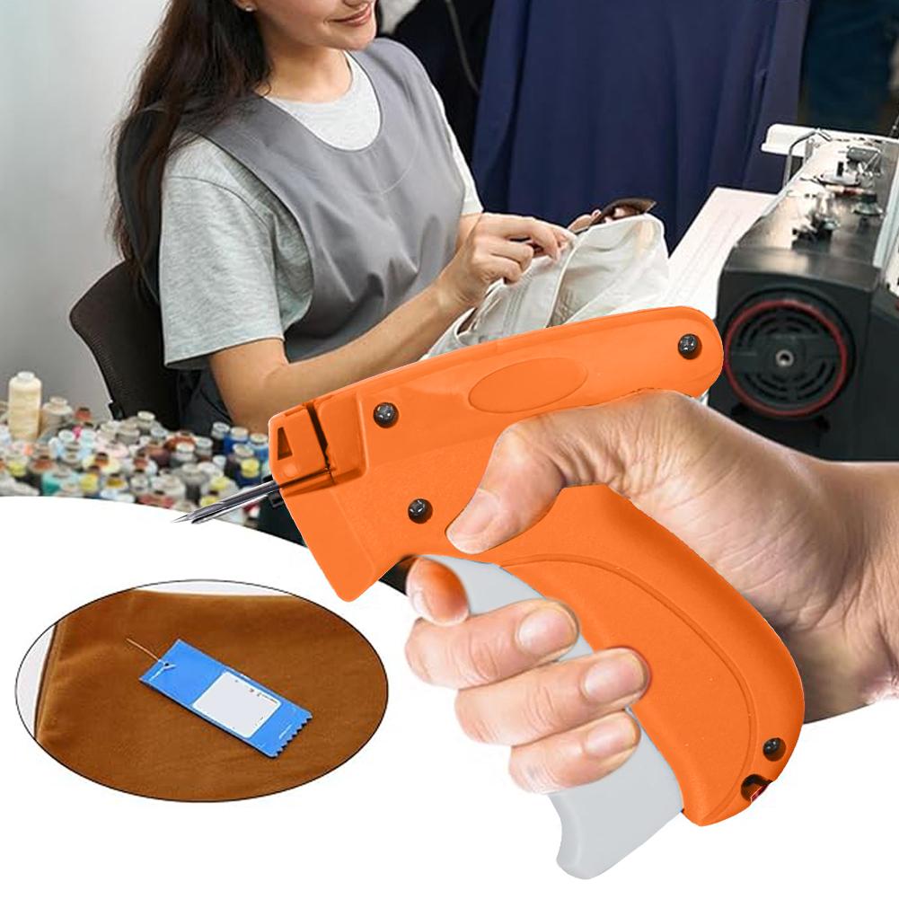 Price Label Gun with 6 Needles Mini Stitch Gun Stitch Hemming Gun Tagging Stitch Tool Sewing Machine for Clothes Socks Hats