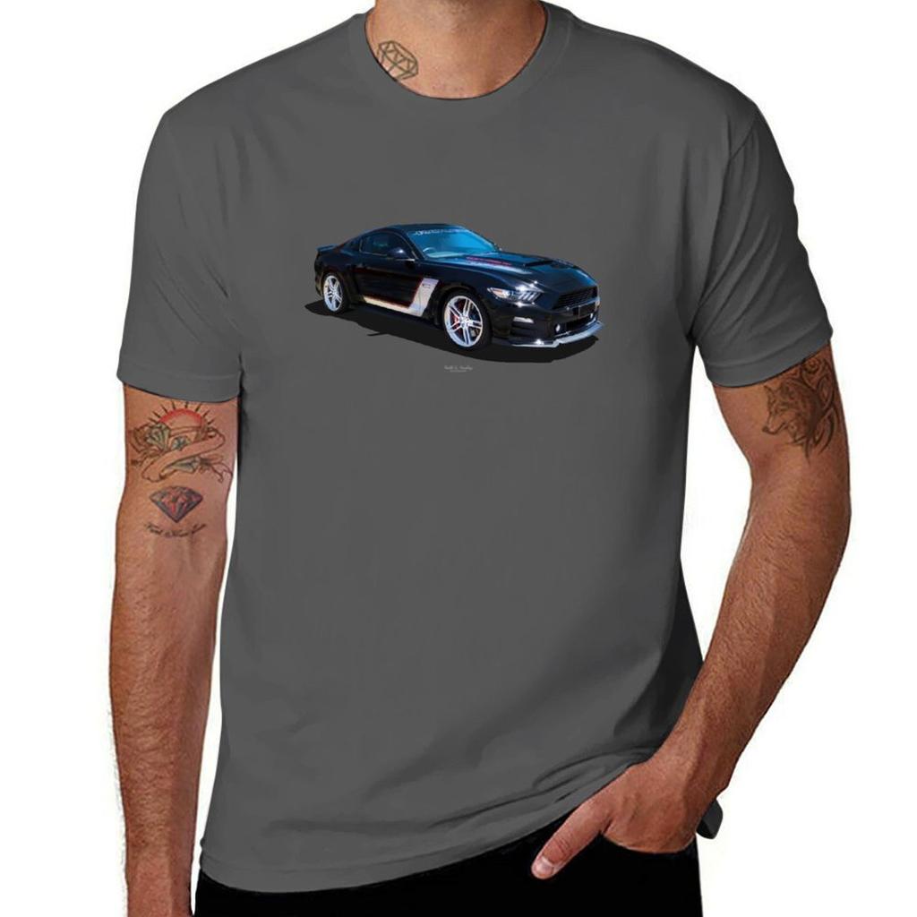 Roush Lade-T-Shirt Weiche Haptik Basic Baumwoll-T-Shirt
