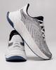 Scarpe da ginnastica da uomo Restime 25516 41 bianco-grigio tessuto
