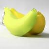 2Pcs Mini Banana Keychain Led Key Chain Flashlight Key Ring Night Light (Random Color)