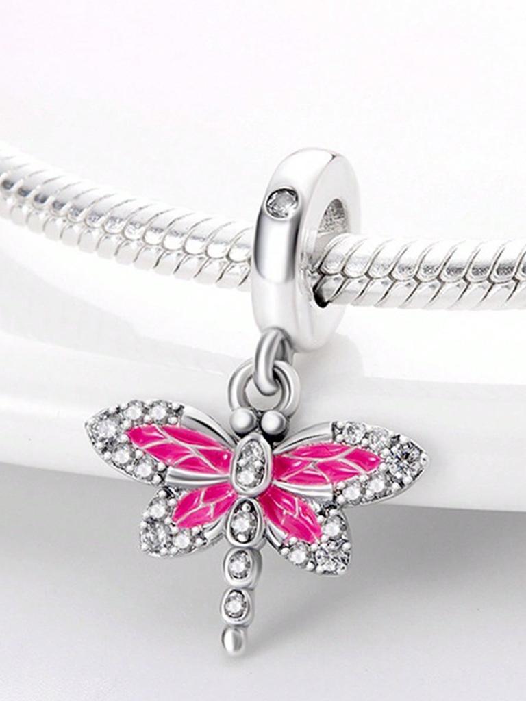 Charms Plata Shiny Bow Beads Charm Copper Plated Fit Charms Copperoriginal Bracelet For Jewelry Making Diy Charm