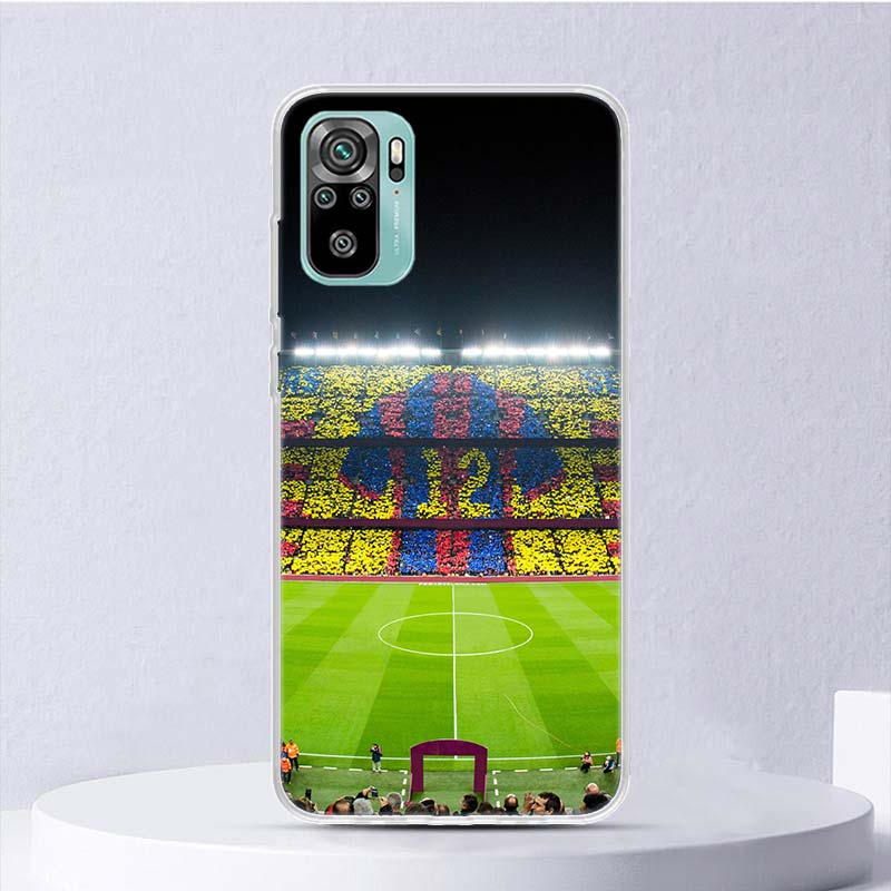 Football Soccer Ball Design Soft Case For Xiaomi Redmi 10 10A 10C 12 12C 9 9A 9C 9T Phone Cover 8 8A 7 7A 6 6A S2 K20 K40 Pro