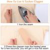A25F-Ideal For Fabric Flattening And Ironing, 2-Pack Beech Wood Tailor Clapper, 12" And 7" Sizes For Sewing And Quilting