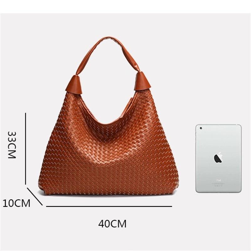 Tote Bag Woven Women's Shoulder Bag Casual Daily Commuting Bag Women's Versatile Large Capacity Tote Bag
