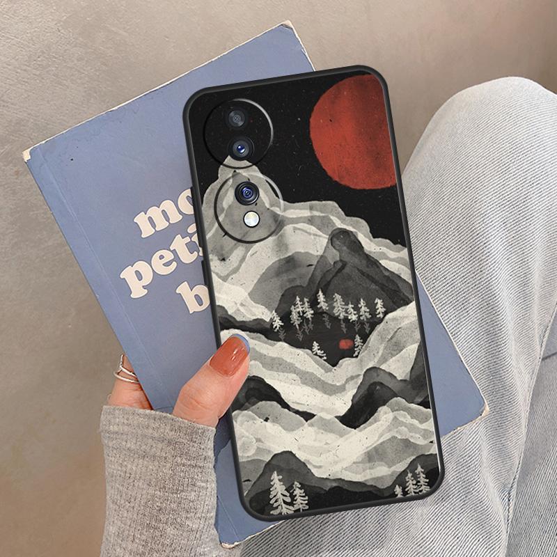 Wild MountainsMondsee Hülle Für Honor Magic 8 Pro 5 6 7 Lite Abdeckung Für Honor 200 400 90 70 50 X8a X8b X9a X9b X9c