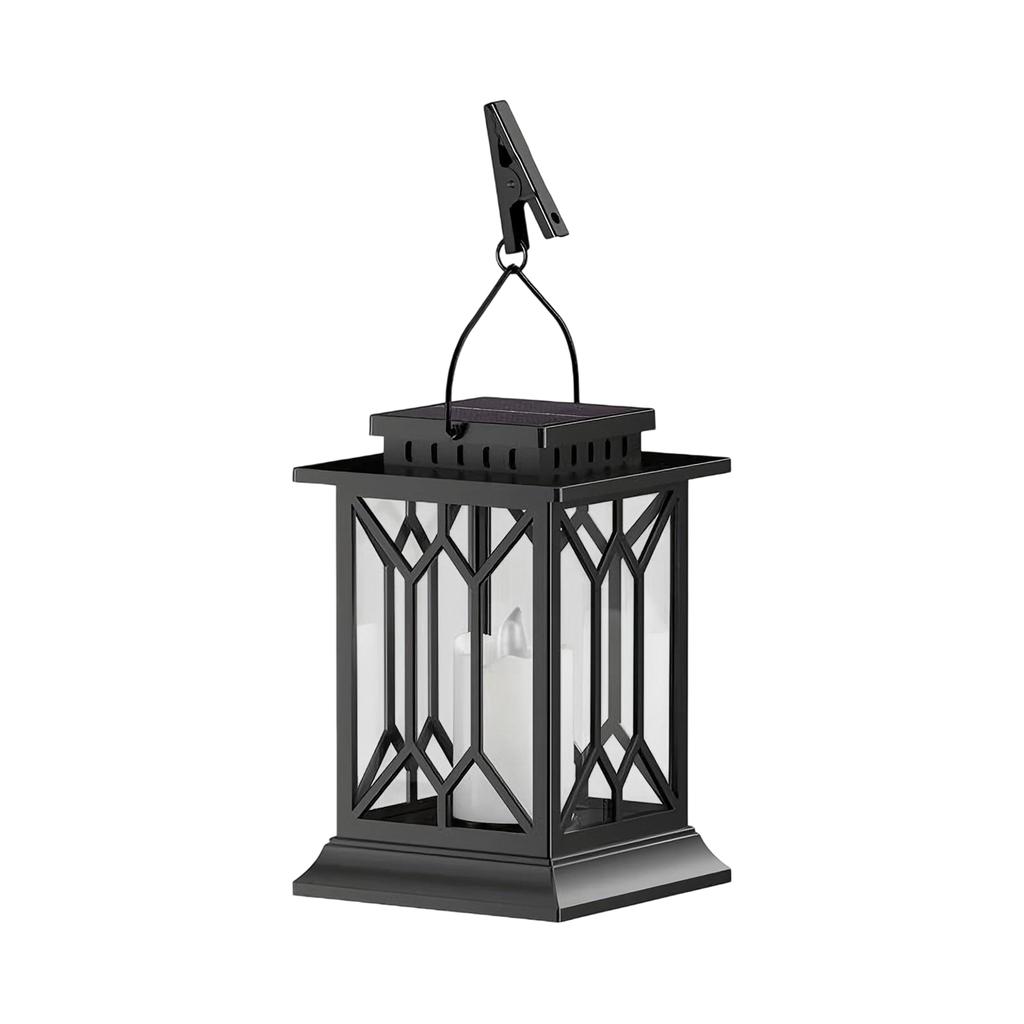 Outdoor Courtyard Solar Light Home Decoration Vintage Hanging Lamp European Flame Handheld