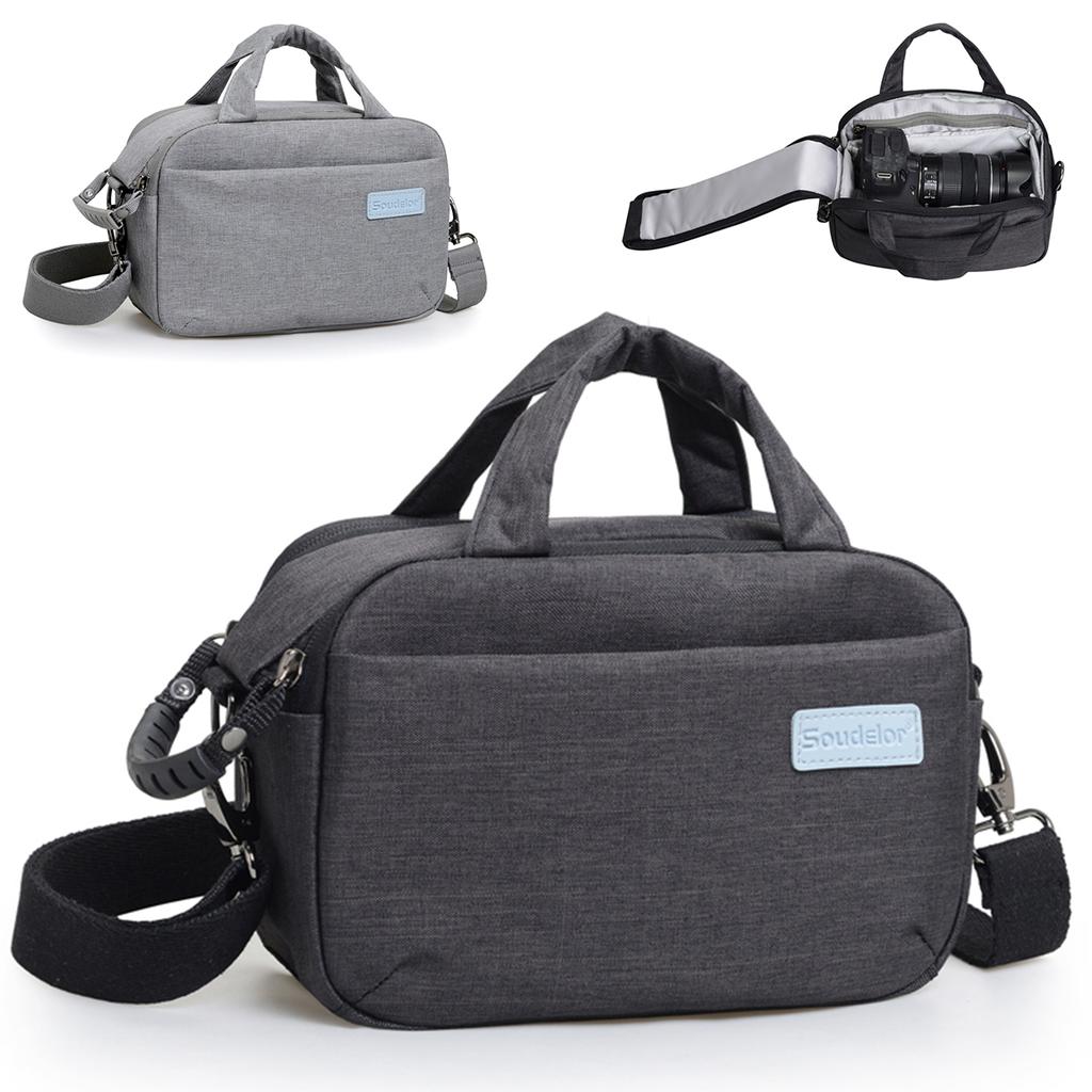 Large-capacity lightweight shoulder crossbody SLR camera bag, photography storage bag, mirrorless camera bag.A-ZMT