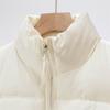 Fashion Sleeveless Women's Vest Short Outer Wear Autumn and Winter New Stand-up Collar Jacket Thickened Coats Zipper Cotton-padded Clothes