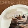 2024 High-End Korean Acetate Hair Bun Claw Clip for Women - Autumn/Winter Collection