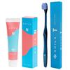 [Official] NOILA-N Toothpaste + NOILA-T Toothbrush | 98% Natural Ingredients, Ag+, Low Abrasion, Low Irritation | Odor, Plaque, and Gum Care | Natural