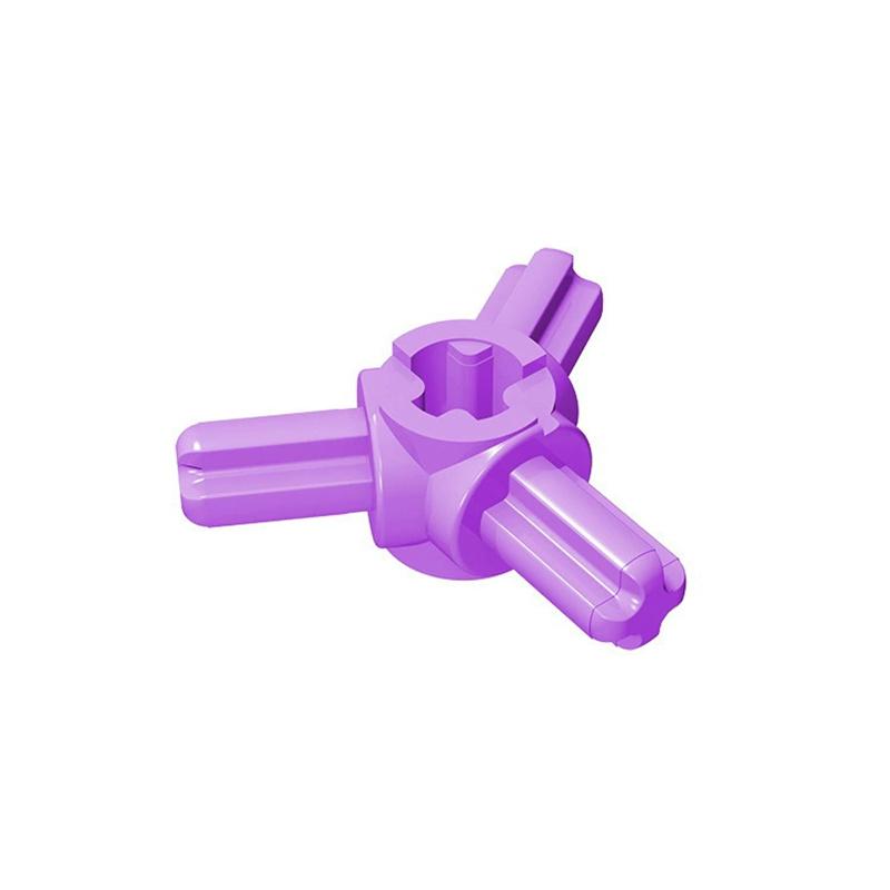 10pcs 57585 Axle Connector Hub with3 Axles Block Moc Accessories Compatible with Bricks DIY Children Toys Assembly
